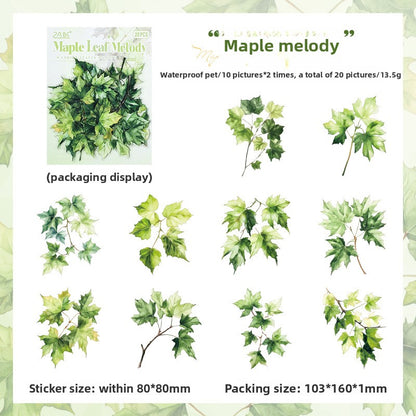 Botanical Whisper PET Sticker