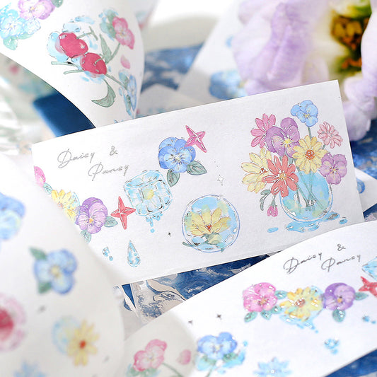 Soft Floral Shine Tape