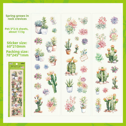 Garden Daydream PET Stickers