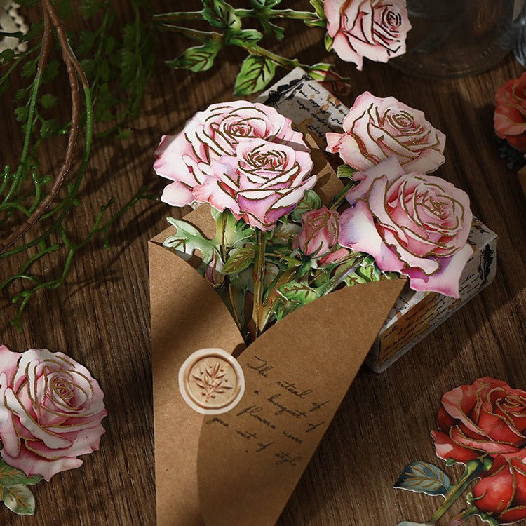 Romantic Rose Garden Sticker