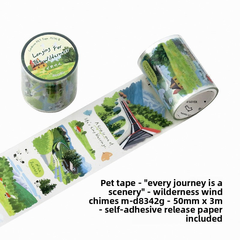 Watercolor Landscape Washi Tape