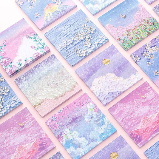 Oil Painting design Sticky Notes