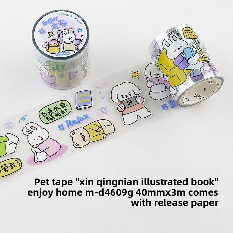 Cozy Bunny PET Tape