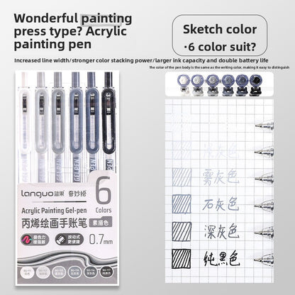 Languo Acrylic Painting Gel Pen Set