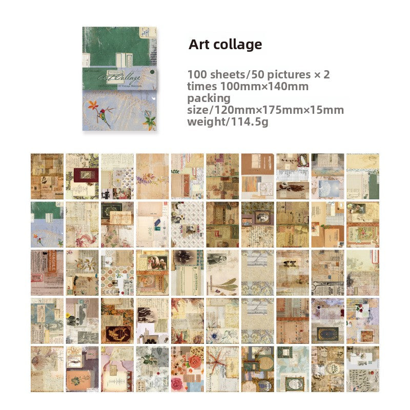 Collage Journal Base Materials