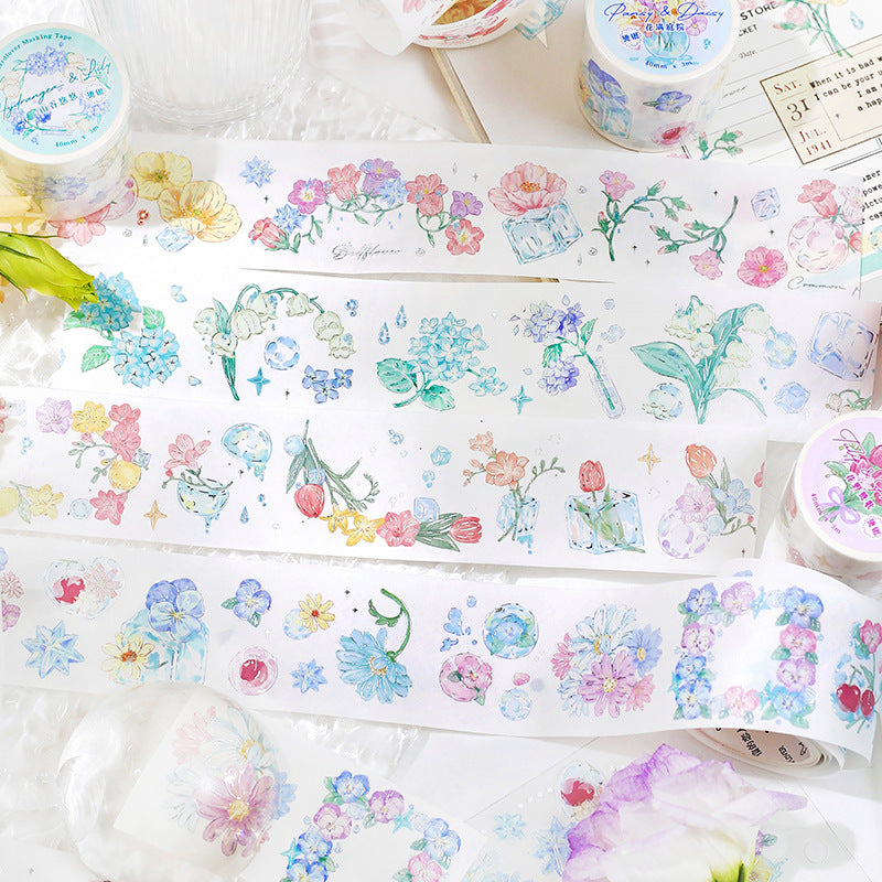 Soft Floral Shine Tape