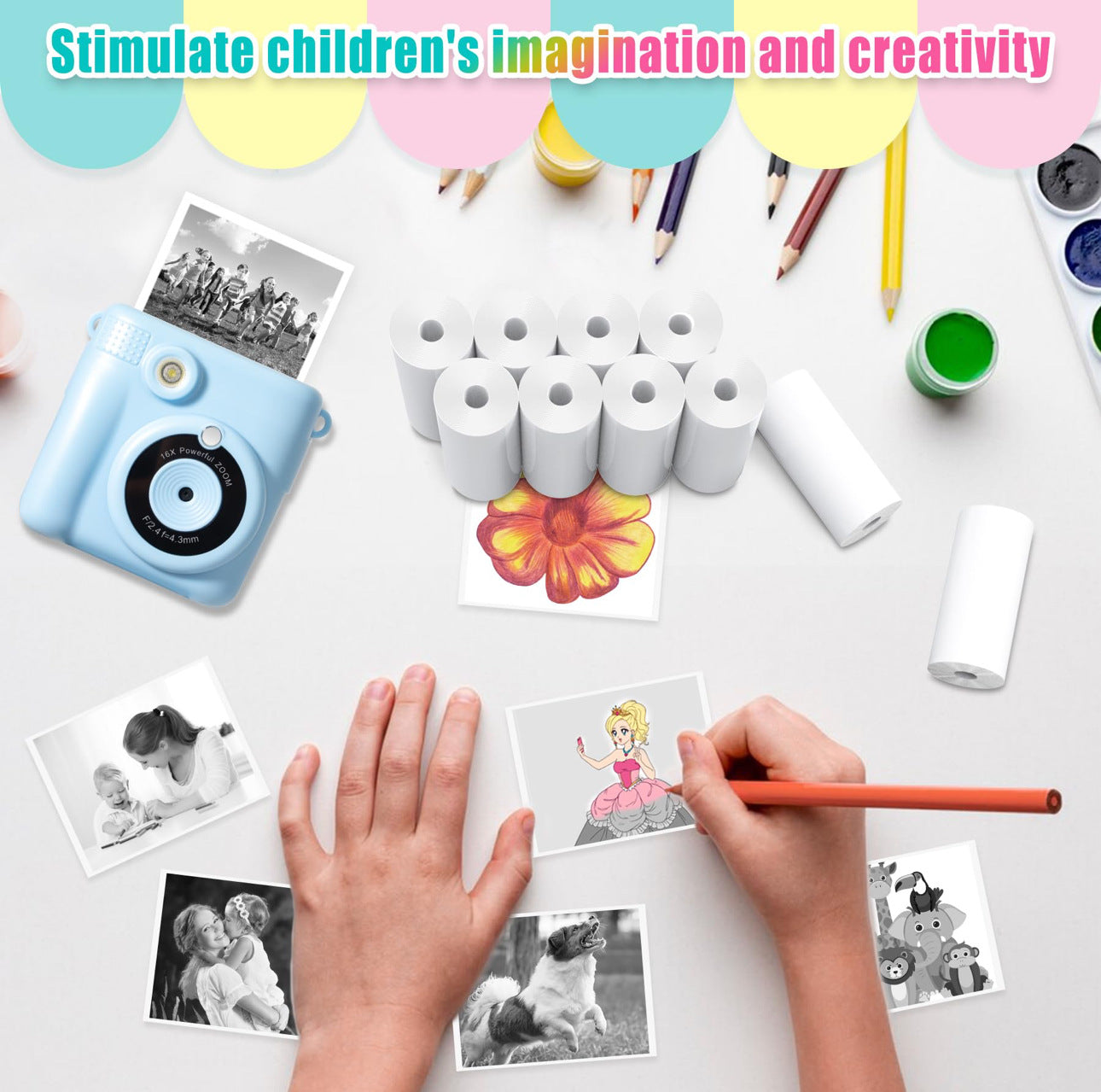 Adhesive Camera Roll Paper