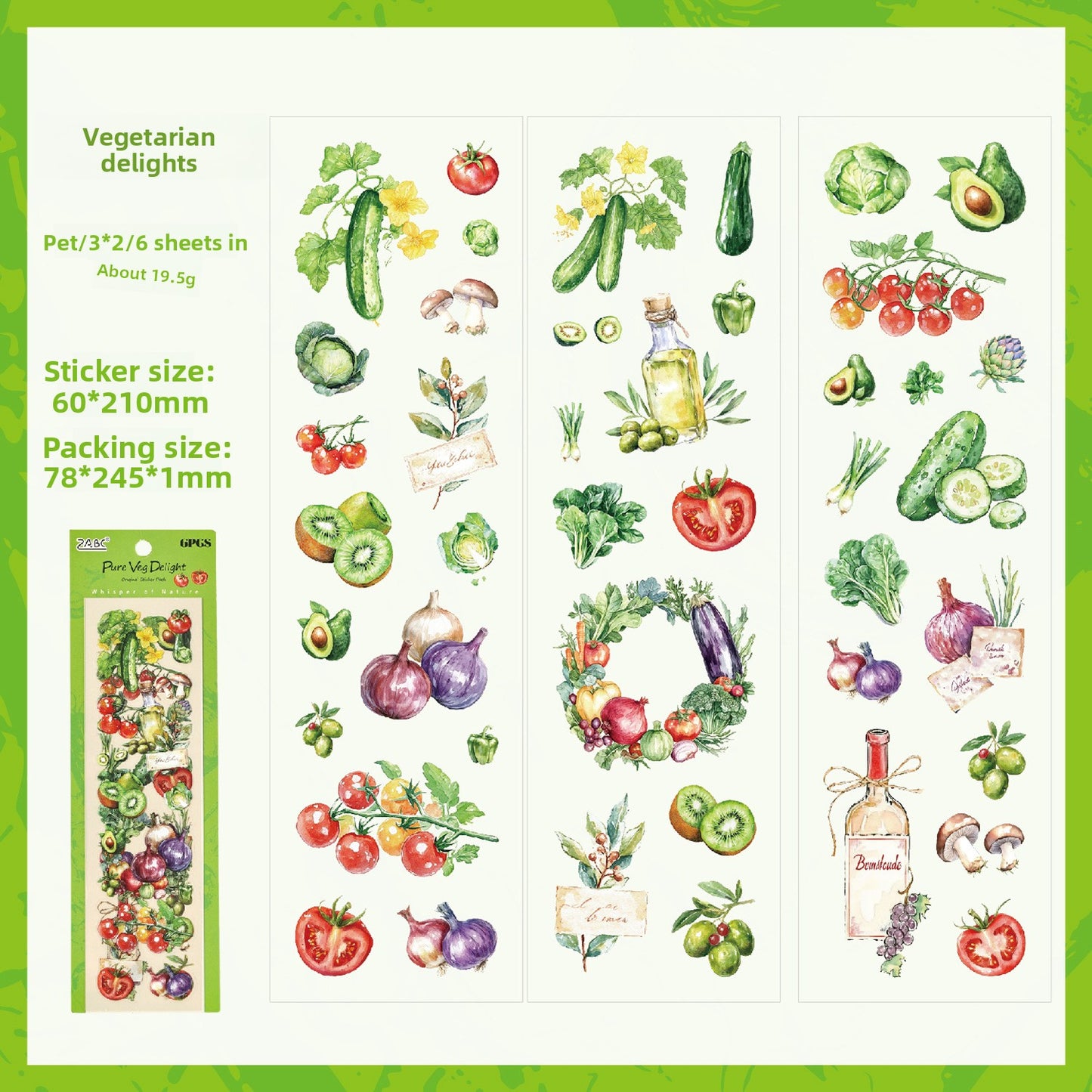 Garden Daydream PET Stickers