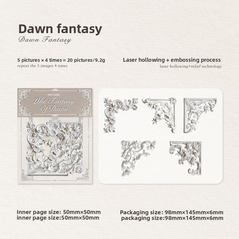 Hollow Relief Corner Stickers