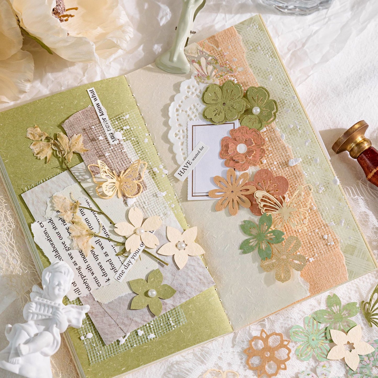 Vintage Floral Cutout