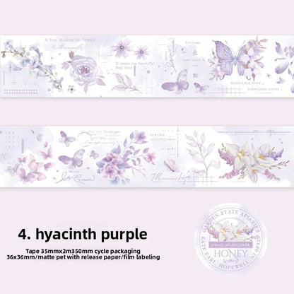 Spring Bloom PET Washi Tape
