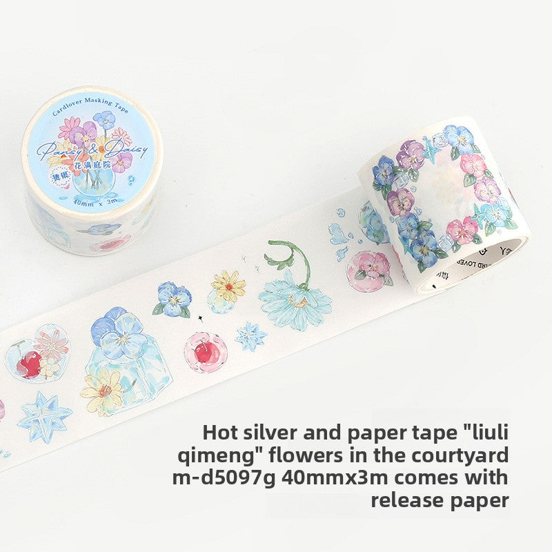 Soft Floral Shine Tape