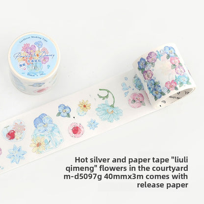 Soft Floral Shine Tape