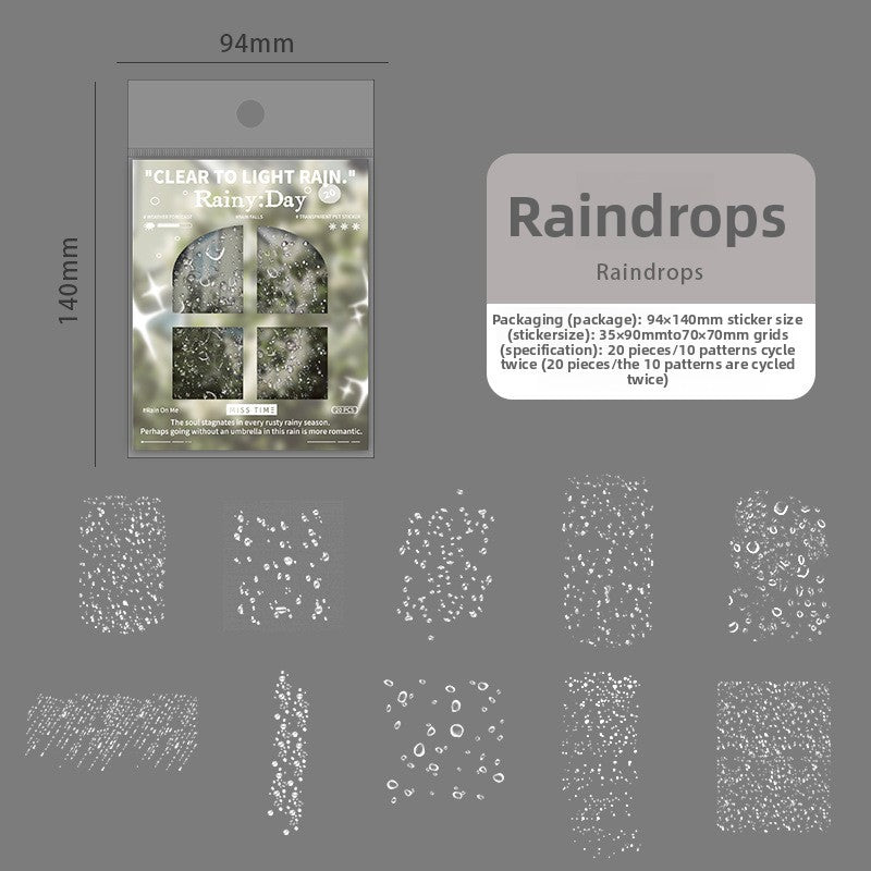 Soft Rain Stories Sticker Pack