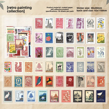Vintage stamp designs