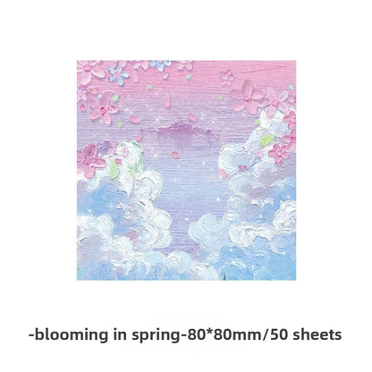 Oil Painting design Sticky Notes