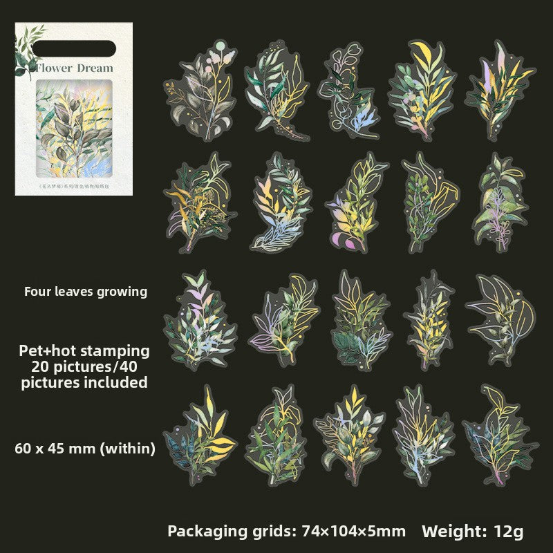Botanical Glow Stickers