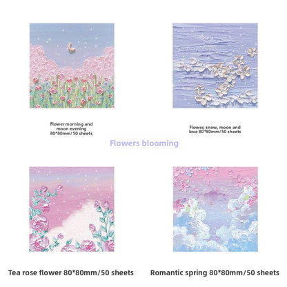 Oil Painting design Sticky Notes