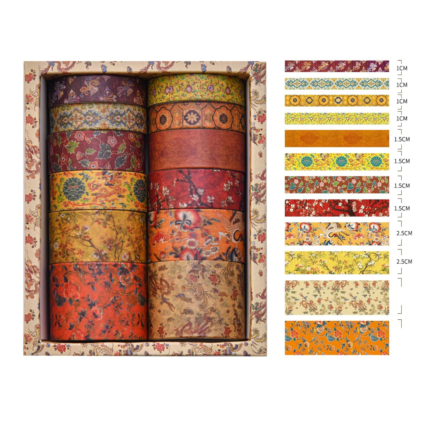 Imperial Garden Washi Tape Box