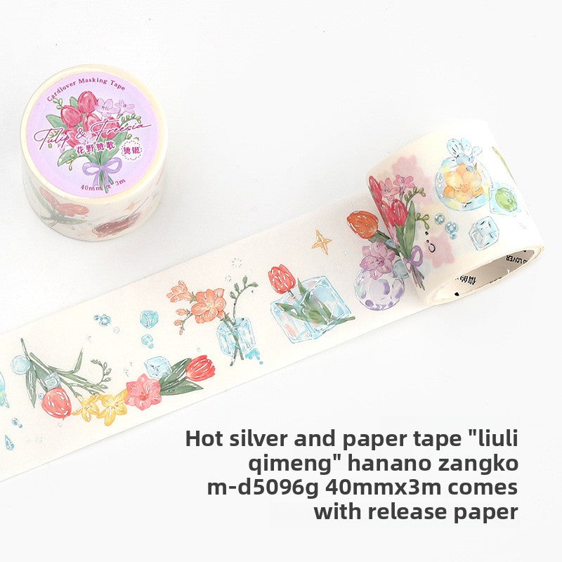 Soft Floral Shine Tape