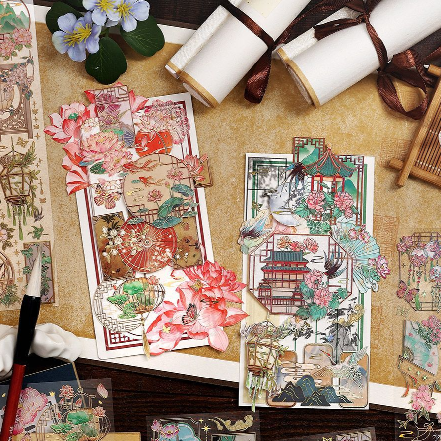 Dynasty Bloom Sticker Set