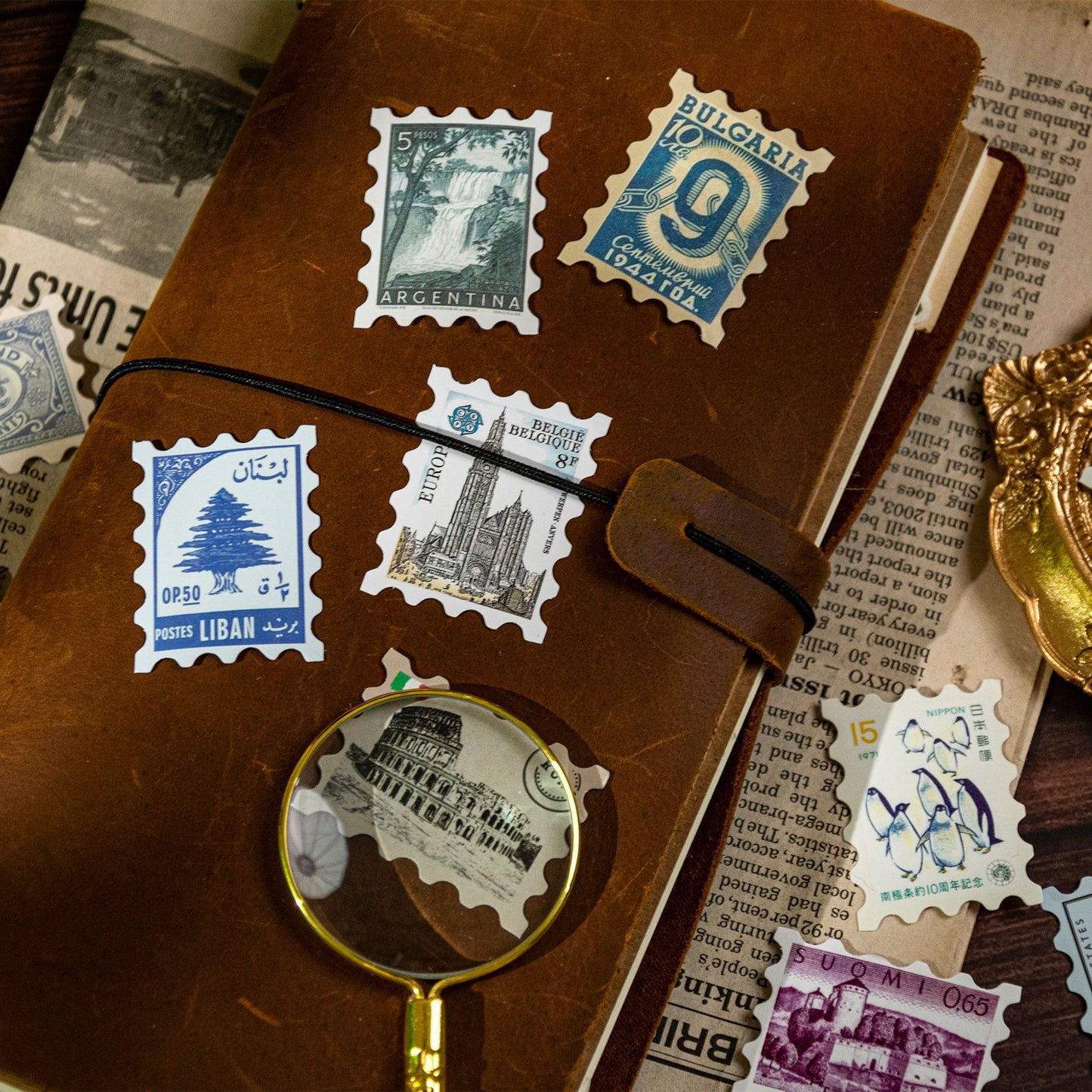 Vintage stamp designs