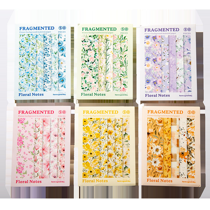 Floral Background Paper Sheets