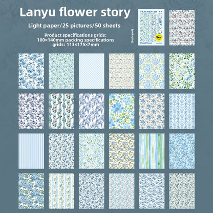 Floral Background Paper Sheets