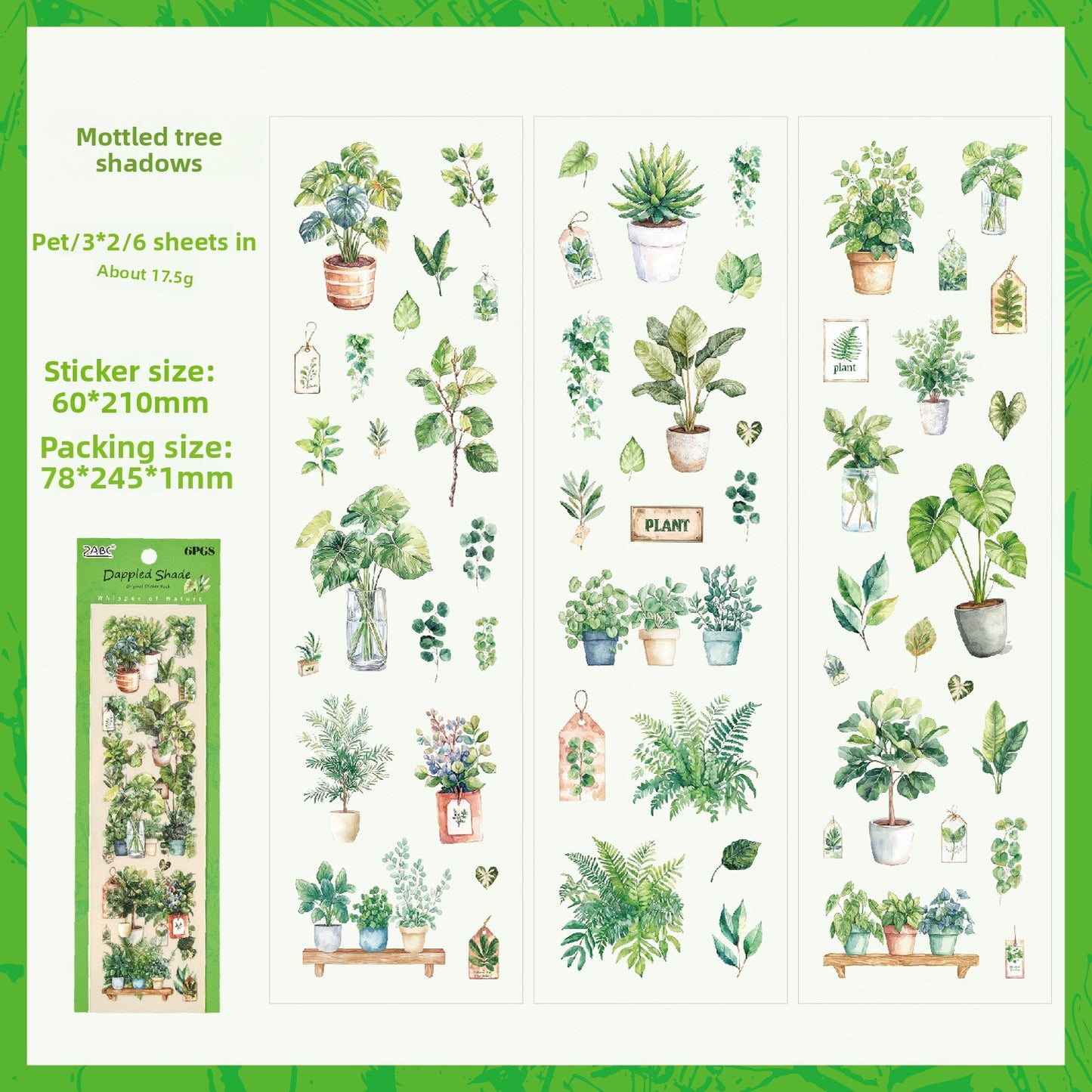 Garden Daydream PET Stickers