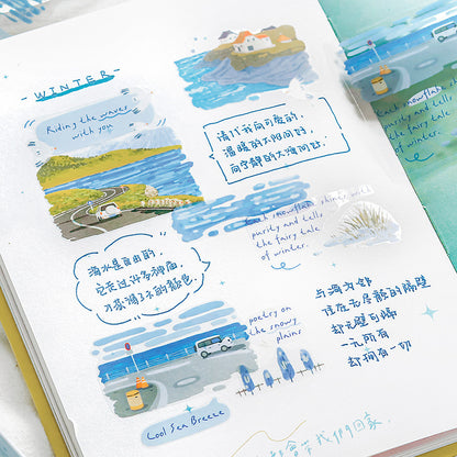 Watercolor Landscape Washi Tape