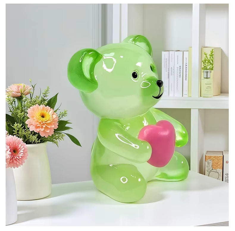 Resin Love Bear Ornaments