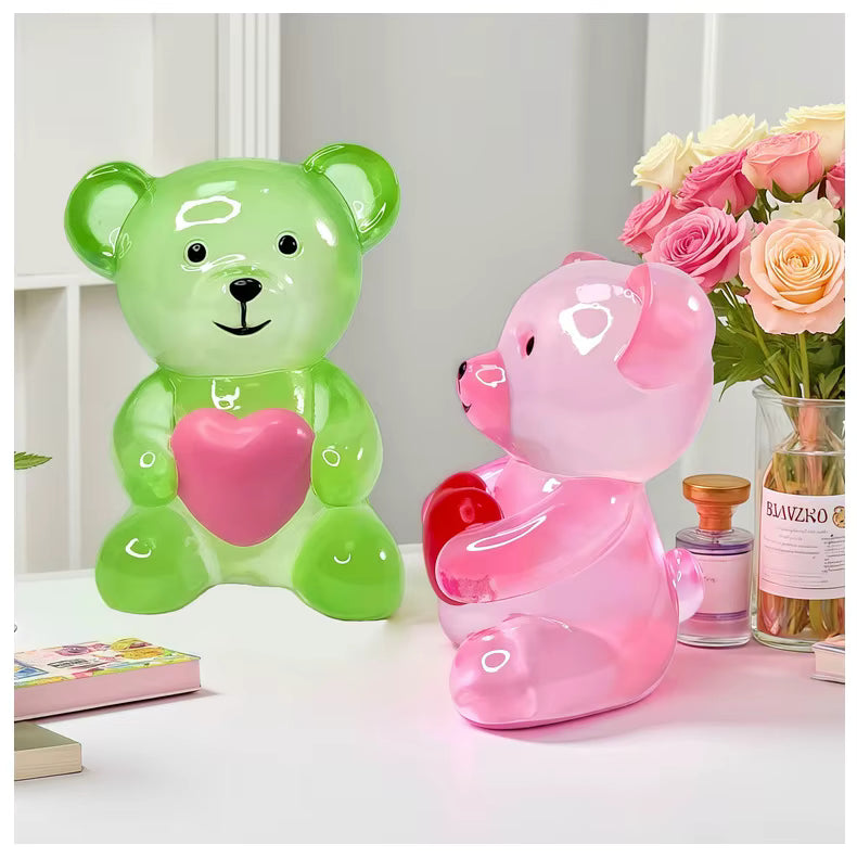 Resin Love Bear Ornaments